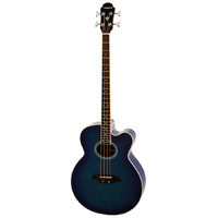 Aria FEB-30M Elecord Series AC/EL Bass Guitar in Blue Shade
