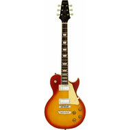 Aria PE-350STD Series Electric Guitar in Aged Cherry Sunburst