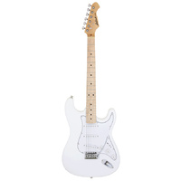 Aria STG-003M Series Electric Guitar in White
