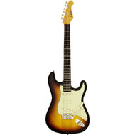 Aria STG-62 Modern Classics Series Electric Guitar in 3-Tone Sunburst