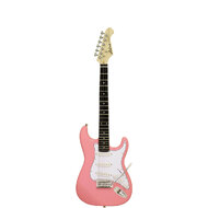 Aria STG-MINI Series 3/4 Size Electric Guitar in Kawaii Pink