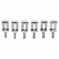 Gotoh S101 Series Bent-steel 11.3mm Electric Guitar Saddles in a Nickel finish (Set of 6)