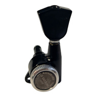 Gotoh SG381 Series Magnum Lock Electric Guitar Tuning Machines in Black Finish (3+3)