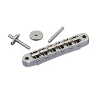 Gotoh Ti103B Tune-O-Matic Electric Guitar Bridge (Nashville) with Titanium Saddles in Chrome Finish