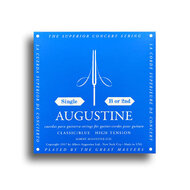 Augustine Classic Blue Regular Tension (B-2nd) Single Classical Guitar String