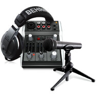 Behringer PODCASTUDIO2USB Complete Bundle with USB Mixer, Microphone & Headphones