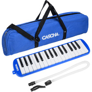 Cascha 32-Key Melodica in Blue with Carry Bag