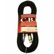 C.B.I. Cables Artist MH2 Series 20ft Microphone Cable XLR-QTR