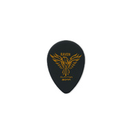 Clayton Black Raven Small Teardrop Guitar Picks (0.50mm) - 12pk