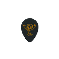 Clayton Black Raven Small Teardrop Guitar Picks (0.63mm) - 12pk