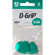 Janicek D-Grip Jazz-A Series Pick in Turquoise (0.88mm) - 6pk