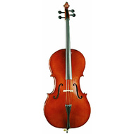 Ernst Keller VC150 Series 4/4 Size Cello Outfit in Semi-Gloss Finish