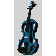 Carlo Giordano EV202 Series 4/4 Size Electric Violin in Blue