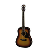 Aria Fiesta Series Travel Acoustic Guitar in Brown Sunburst