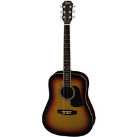 Aria Fiesta Series Dreadnought Acoustic Guitar in Brown Sunburst