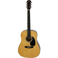 Aria Fiesta Series Dreadnought Acoustic Guitar in Natural