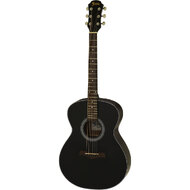 Aria Fiesta Series Folk Acoustic Guitar in Black Matte Finish