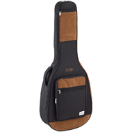 On Stage Adventure Series Acoustic Guitar Gig Bag in Black/Brown