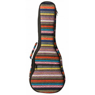 On Stage Deluxe Tenor Ukulele Bag in Multi-Colour Striped Design