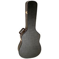On Stage Hardshell Acoustic Guitar Case in Black