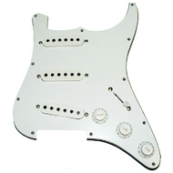 GT Complete ST-Style 3SC Pickguard/Pickup Assembly in White