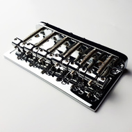 GT Bass Bridge with Brass Saddles in Chrome Finish (6-String)