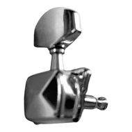 GT Left-Handed Covered Guitar Tuning Machines in Chrome Finish (6-inline)