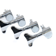GT Left-Handed Electric Bass Guitar Sealed Tuning Machines in Chrome Finish (4-Inline)