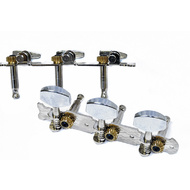 GT Acoustic Guitar Open Gear Tuning Machines on Plate in Nickel Finish (3+3)