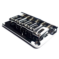 GT Contemporary ST-Style Hardtail Electric Guitar Bridge in Chrome Finish