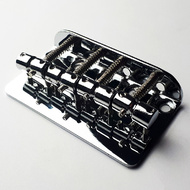 GT Bass Bridge with Brass Saddles in Chrome Finish (4-String)