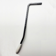 GT Left-Handed Tremolo Arm in Chrome Finish with White Plastic Cap (Pk-1)