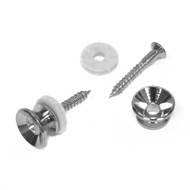 GT Strap Buttons with Screws in Chrome Finish (Pk-6)
