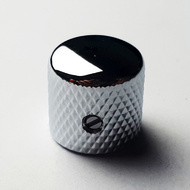 GT Metal Knurled Dome Knobs in Chrome Finish (Pk-2)