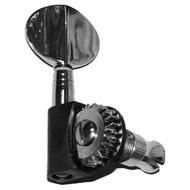 GT Electric Bass Guitar Open Gear Tuning Machines in Black/Chrome Finish (2+2)
