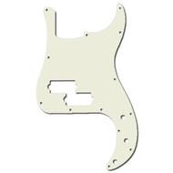 GT 3-Ply P-Style Bass Guitar Pickguard in White (Pk-1)