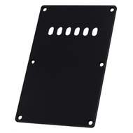 GT ABS Tremolo Spring Cover Back Plate with Holes in Black (Pk-1)