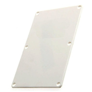 GT ABS Tremolo Spring Cover Back Plate in White (Pk-1)