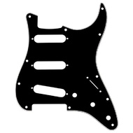 GT 3-Ply ST-Style 3SC Electric Guitar Pickguard in Black (Pk-1)