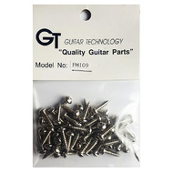 GT Wood Screws with Round Head in Nickel Finish - 3mm x 11.8mm (Pk-50)