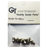 GT Machined Screws with Flat Head in Chrome Finish - 3.8mm x 5.5mm (Pk-10)