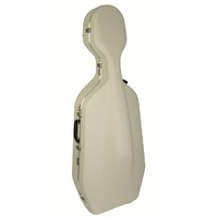 Hiscox Standard Series Cello Case with Wheels in Ivory