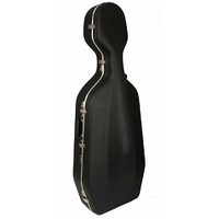 Hiscox Deluxe Series Cello Case with Wheels in Black