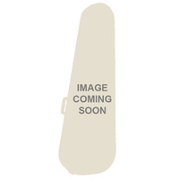 Hiscox Standard Series Large Peardrop Bass Guitar Case in Ivory