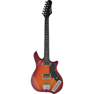 Hagstrom Impala Retroscape Guitar in Cherry Sunburst Gloss