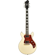 Hagstrom Megin Electric Guitar in Creme Gloss