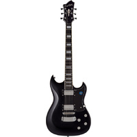 Hagstrom Pat Smear Signature Guitar in Black Gloss