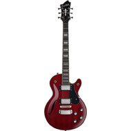 Hagstrom Swede F Guitar in Wild Cherry Transparent Gloss