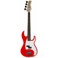 J.Reynolds JR9 Series Short Scale Electric Bass Guitar in Red