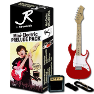 J.Reynolds Mini ST Electric Guitar Prelude Starter Pack in Red